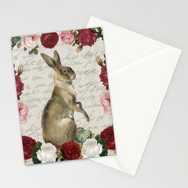 Vintage Easter Bunny Stationery Card