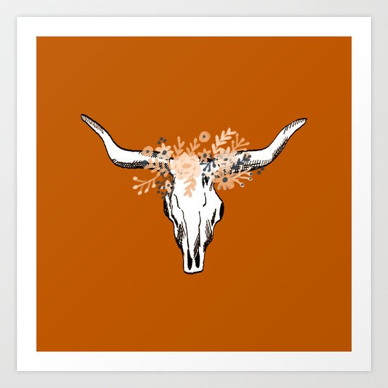 Texas University Longhorns Football College Sports Team Fan Art