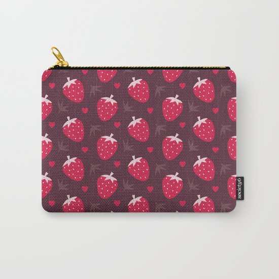 STRAWBERRIES AND CHOCOLATE Carry-All Pouch
