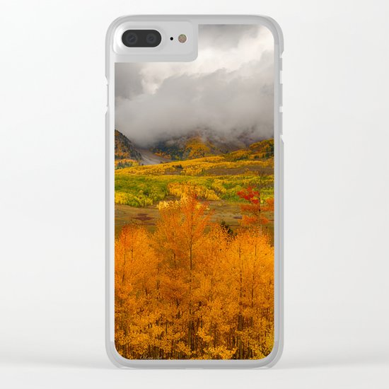 Colorado Fall Colors Clear iPhone Case