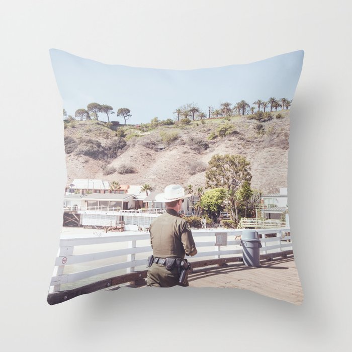 Cowboy and Sheriff Throw Pillow