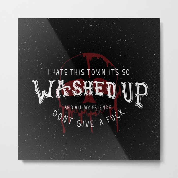 A Day To Remember Lyrics - All Signs Point To Lauderdale Metal Print