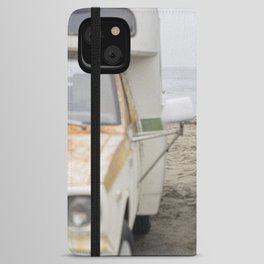 Vintage at the Beach iPhone Wallet Case