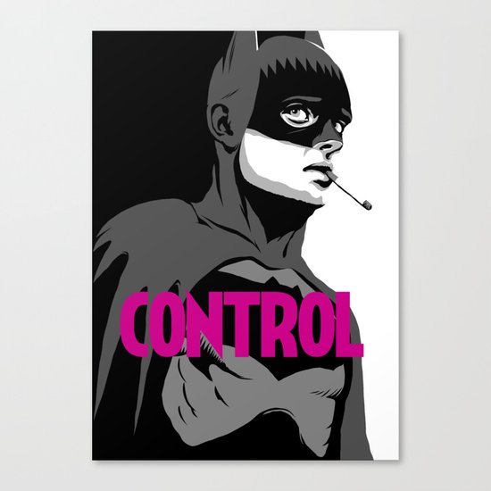 Control Black & White Edition Canvas Print