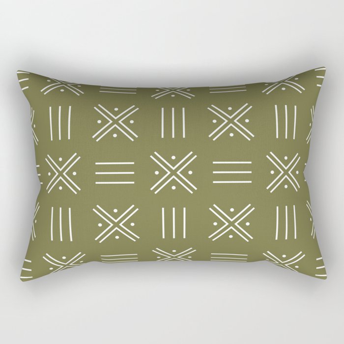 Simple African tribal pattern 3 Rectangular Pillow