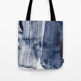 Navy Blue Abstract Painting EIGHTEEN Tote Bag