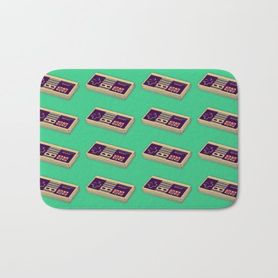 Classic Video Game Controller | NES Bath Mat