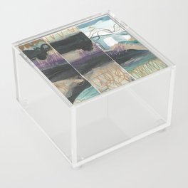 Hermanus Cliff Path bench 7 #4 Acrylic Box