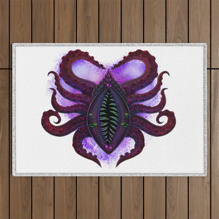 Valentines Mindflayer Outdoor Rug