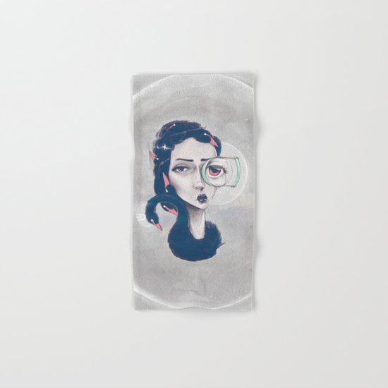 Rare Royal through the looking glass Hand & Bath Towel