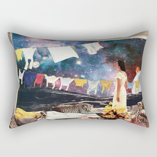 Room with an Almost View Rectangular Pillow