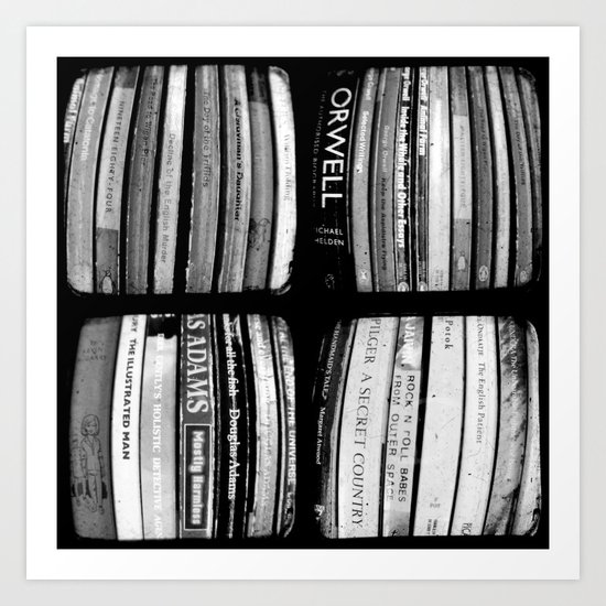 The Bookshelf - Through The Viewfinder (TTV) - Polyptych Art Print