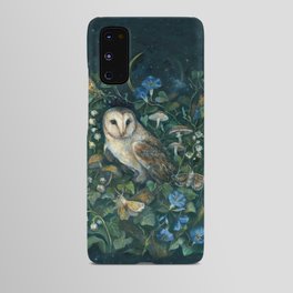 Barn Owl Forest Android Case