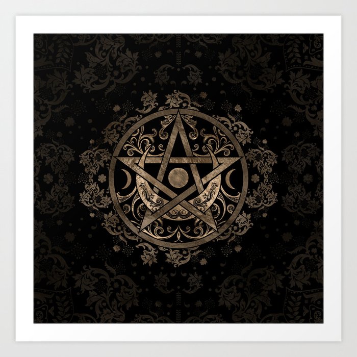Pentagram Ornament Art Print