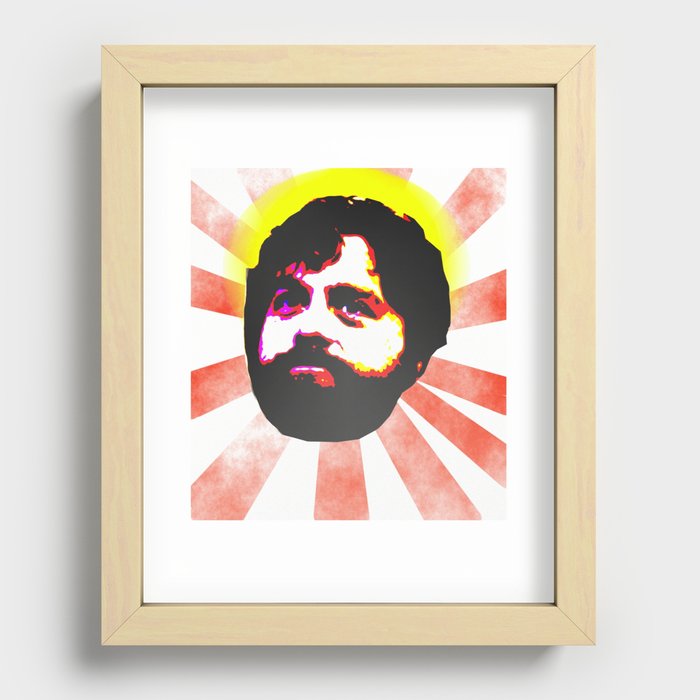 Zach Galifianakis Died for our Sins Recessed Framed Print