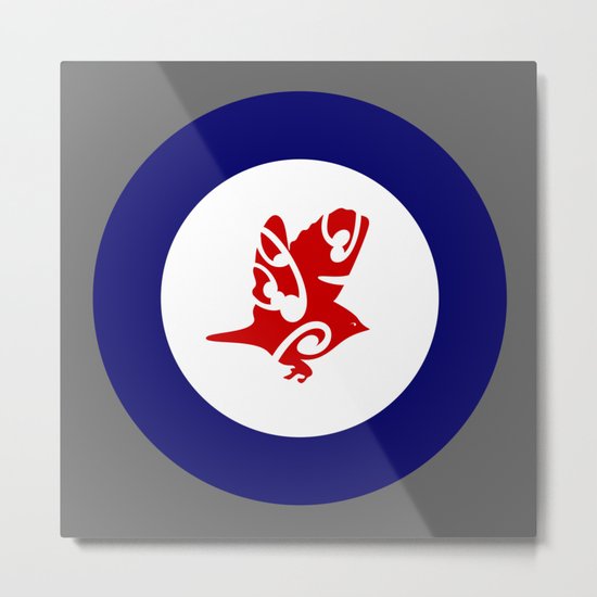 Silvereye Air Force Roundel Metal Print