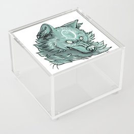 Ghost Wolf Moon Acrylic Box