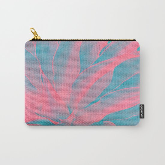 Abstract leaves Carry-All Pouch