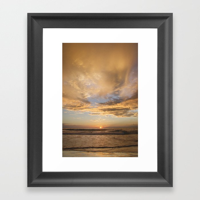 Ecuador Sunset Framed Art Print