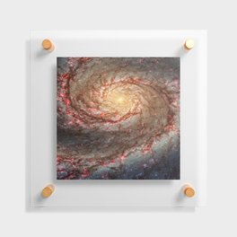 The Whirlpool Galaxy Floating Acrylic Print