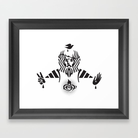 Sacred Heart Framed Art Print