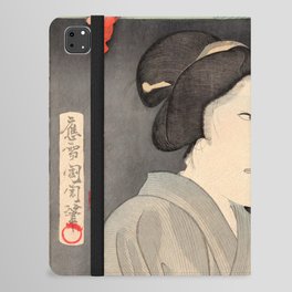The Ghost of Okome (Toyohara Kunichika) iPad Folio Case