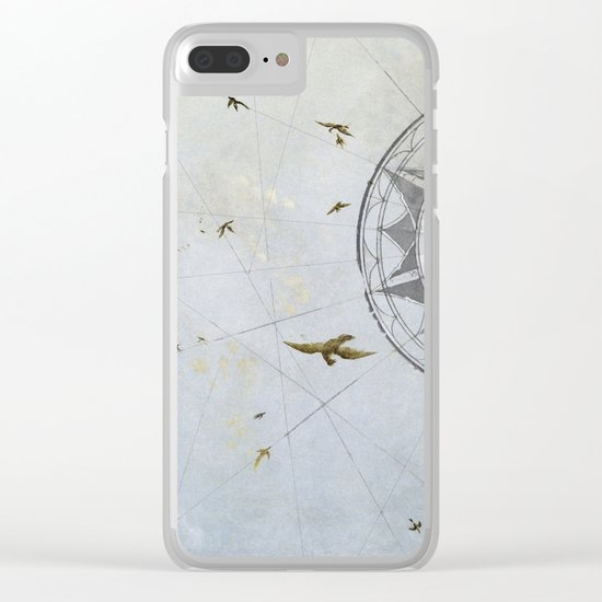 Losing Direction Clear iPhone Case