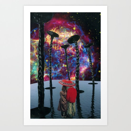 light from a dead star Art Print