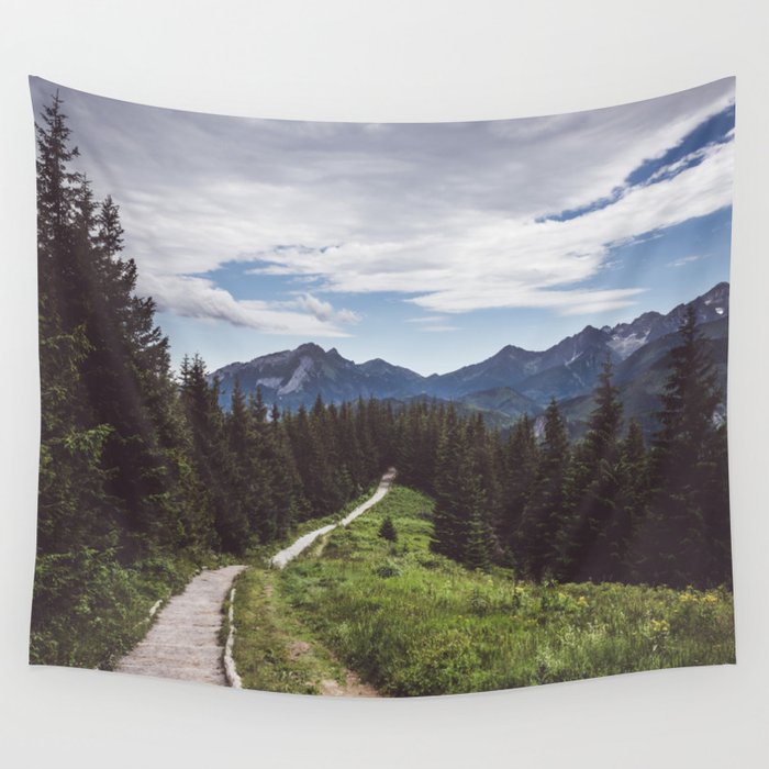 Greetings from the trail - Landscape and Nature Photography Wall Tapestry