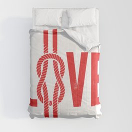Love Knot (Red) Comforter