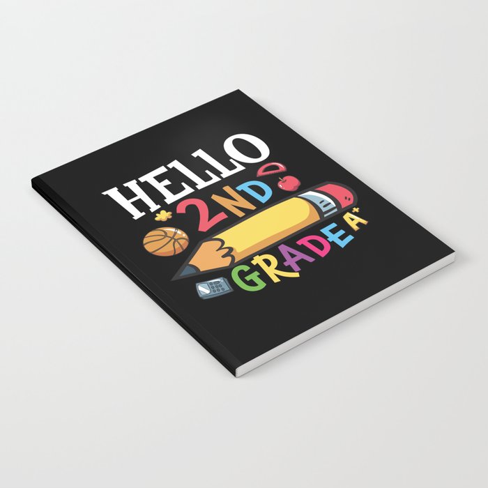 Hello 2nd Grade Back To School Notebook