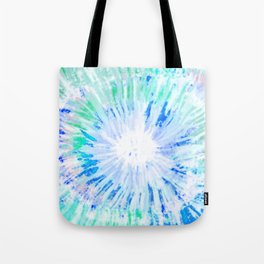 Tie dye blue Tote Bag