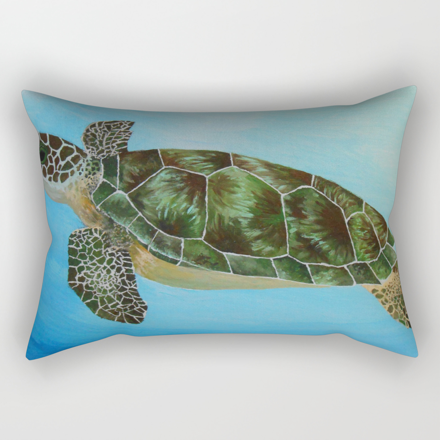 Green Sea Turtle Painting Ocean Paintings Sea Life Painting