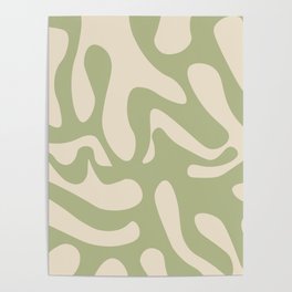 Midcentury Abstract Art - Pearl and Sage Poster