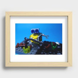 Lego Wall-E Recessed Framed Print