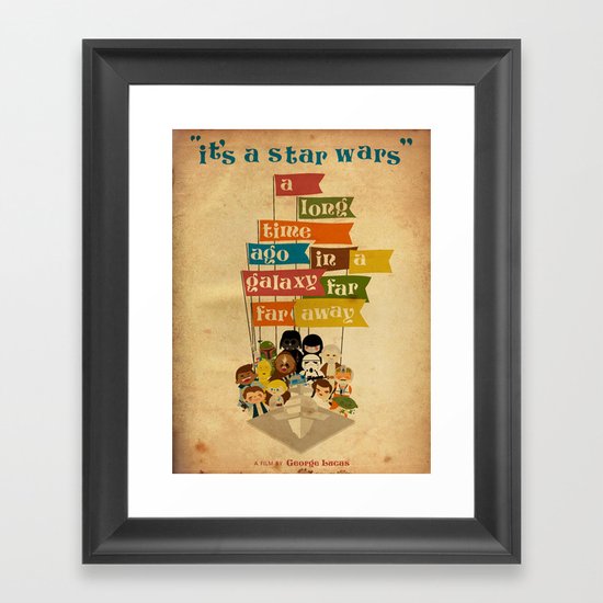 It's A Star Wars Framed Art Print