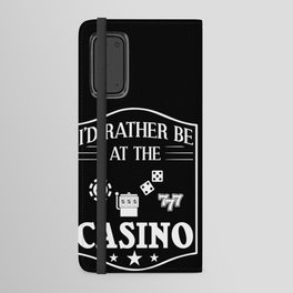 Casino Slot Machine Game Chips Card Player Android Wallet Case