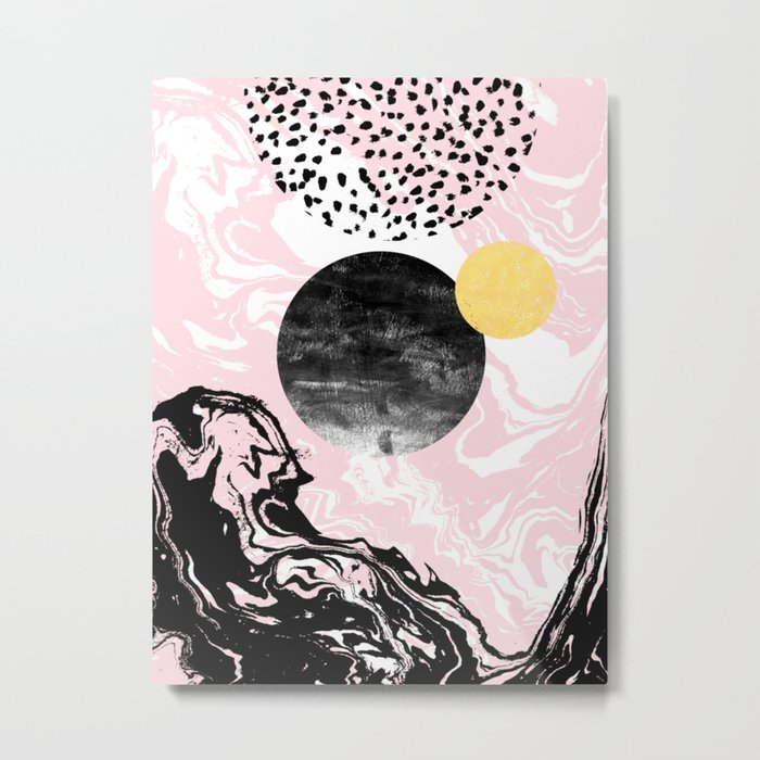 Gloriana Galaxy Outer Space Abstract Painting Planets Moon Sun