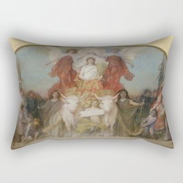 Study for Minnesota Granary of the World - Blashfield Rectangular Pillow
