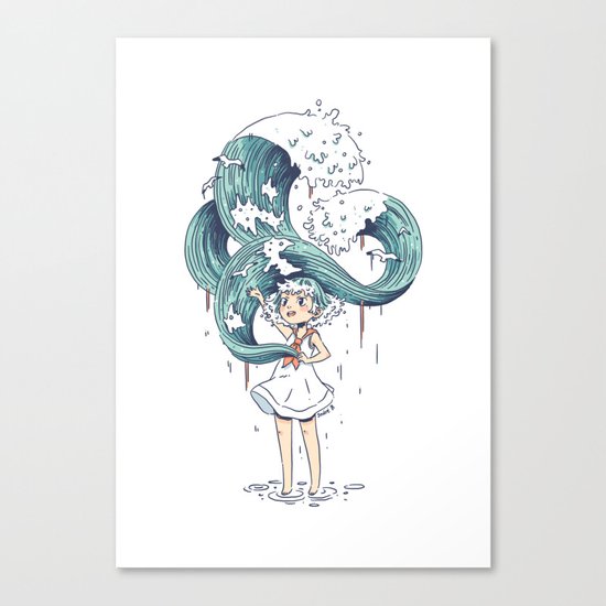 Daughter of the Sea Canvas Print
