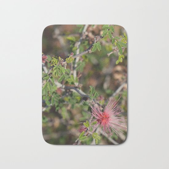 Desert Wildflower Bush Bath Mat