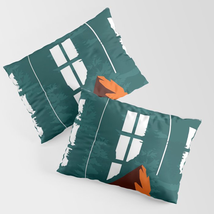 Window From Mountains Pillow Sham
