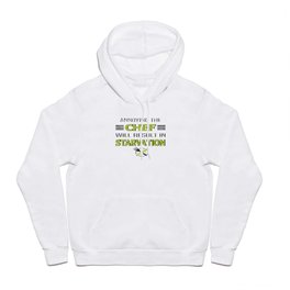 Chef Dishes Kitchen Restaurant Cutlery Head Chef Hoody