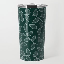 Leaves- Sansevieria Green Travel Mug
