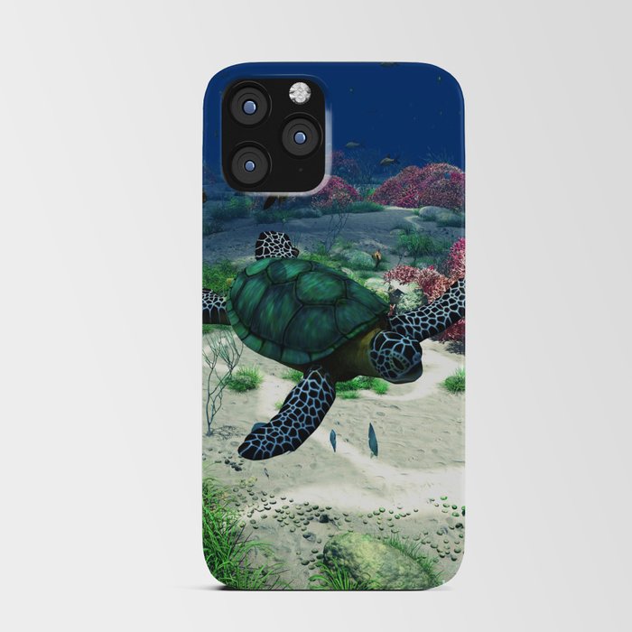 Card Holder Green - Turtle