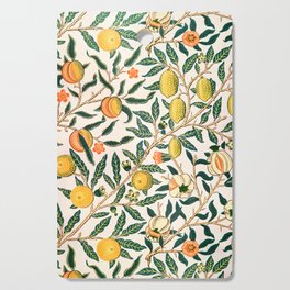 Lemon tree pattern vintage William Morris print Cutting Board