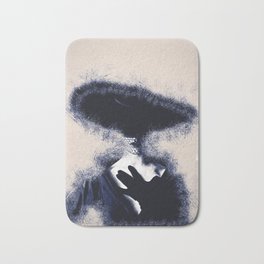 hat women 2 Poster in Home Wall Art Bath Mat