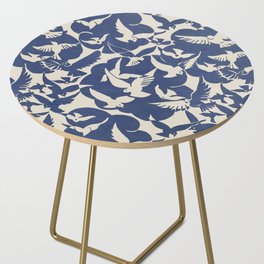 Pigeons In White and Blue (1928) Side Table