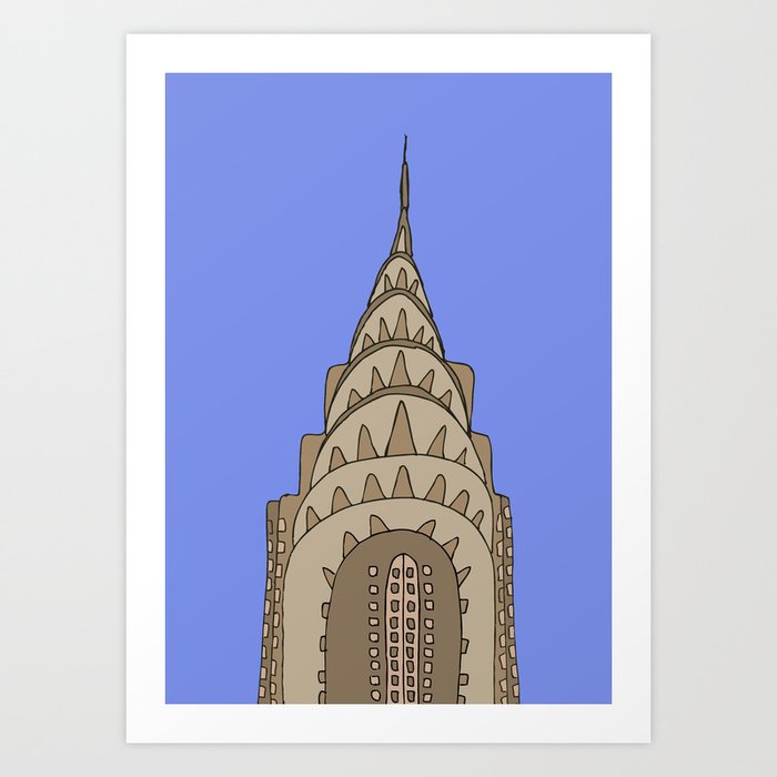 Chrysler Building , NY Art Print