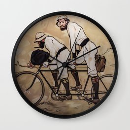 Ramon Casas i Carbó - Ramon Casas and Pere Romeu on a Tandem Wall Clock